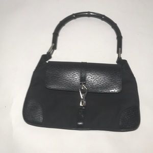 Vintage Gucci Jackie bamboo handled bag